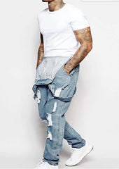 Fashion Men's Sling Denim Romper