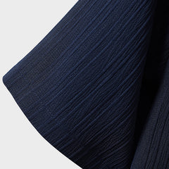 Striped Short-sleeved Shirt Breasted Lapel Suit