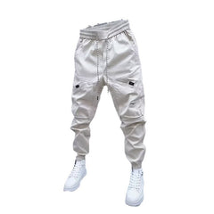 Trendy Multi-pocket Ankle Banded Slacks Sports Loose Harem Pants